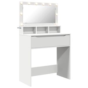 vidaXL Toaletki do sypialni Biały 80 x 39,6 x 135 cm