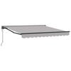 vidaXL Rama markizy jasnoszary 300 x 250 cm Poliester z powłoką PU