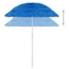 vidaXL Parasol plażowy w hawajskim stylu, niebieski, 180 cm