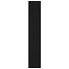 vidaXL Regał na książki/przegroda, czarny, 100x30x166 cm