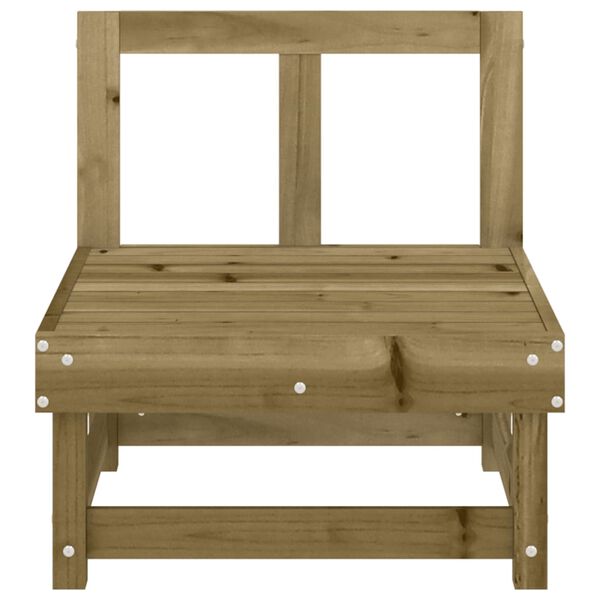 vidaXL Ogrodowa sofa środkowa, impregnowane drewno sosnowe