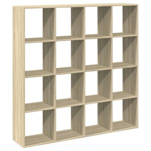 vidaXL Regał, dąb sonoma, 137,5x29x137,5 cm, materiał drewnopochodny