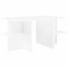 vidaXL Stolik kawowy Biały 87 x 50 x 45 cm Drewno inżynieryjne