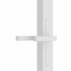 vidaXL Drzwi wewnętrzne, 102,5x201,5 cm, białe, szkło ESG i aluminium