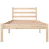 vidaXL Rama ł&oacute;żka, lite drewno sosnowe, 75x190 cm, pojedyncza