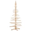 vidaXL Drewniana choinka do udekorowania, 180 cm, lite drewno sosnowe
