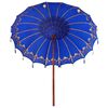 vidaXL Baliński Parasol Niebieski 215 x 215 x 260 cm