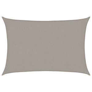 vidaXL Żagiel przeciwsłoneczny, 160 g/m&sup2;, jasnoszary, 2x2,5 m, HDPE