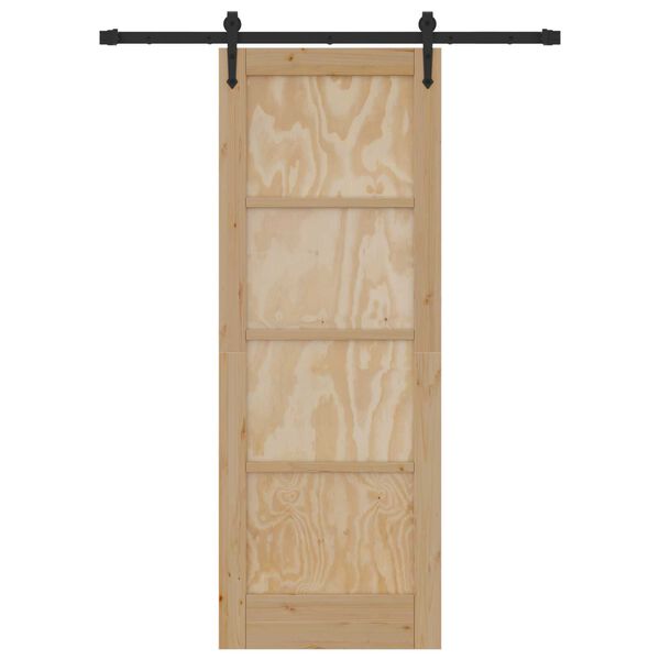 vidaXL Drzwi przesuwne ORKDAL Brązowy 73,5 x 198,5 cm