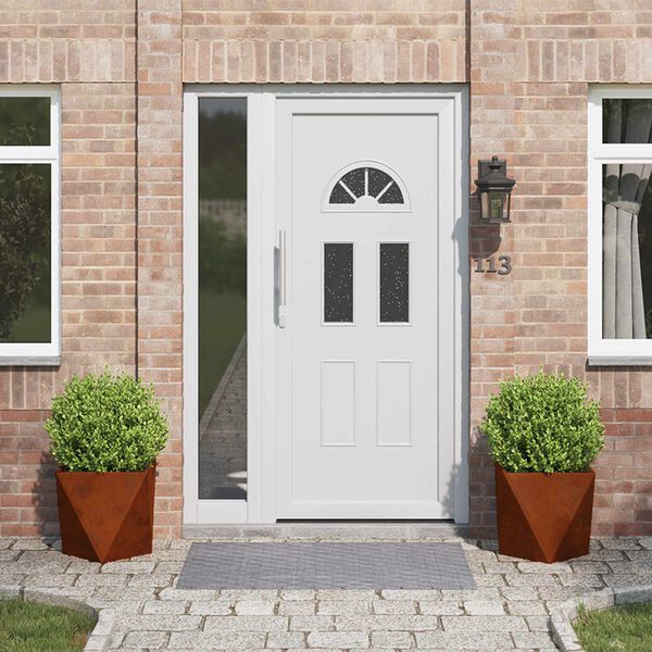 vidaXL Donica 2 pcs Rdzawy 40 x 40 x 40 cm