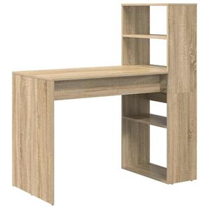vidaXL Biurko Dąb Sonoma Drewno inżynieryjne 113 x 54 x 120 cm