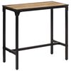 vidaXL Stolik barowy, 110x55x107 cm, surowe lite drewno mango