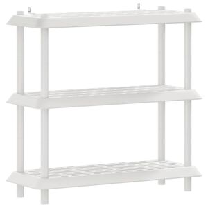 vidaXL Jednostka regałowa 3 poziom&oacute;w 100 x 40 x 96 cm PP Biały