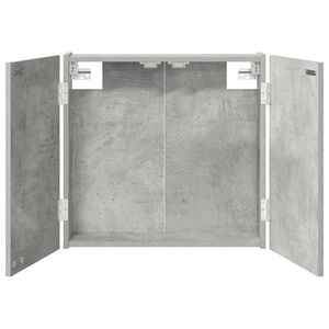 vidaXL Szafka na tarczę do rzutk&oacute;w Betonowy szary 56 x 12 x 53,5 cm