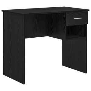 vidaXL Biurko Czarny Dąb 90 x 49 x 75 cm Drewno inżynieryjne