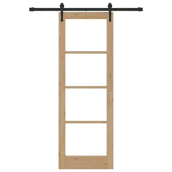 vidaXL Drzwi przesuwne ORKDAL Naturalny 73,5 x 211 cm