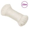 vidaXL Linka robocza, biała, 3 mm, 25 m, polipropylen