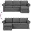 vidaXL Sofa Ciemnoszary