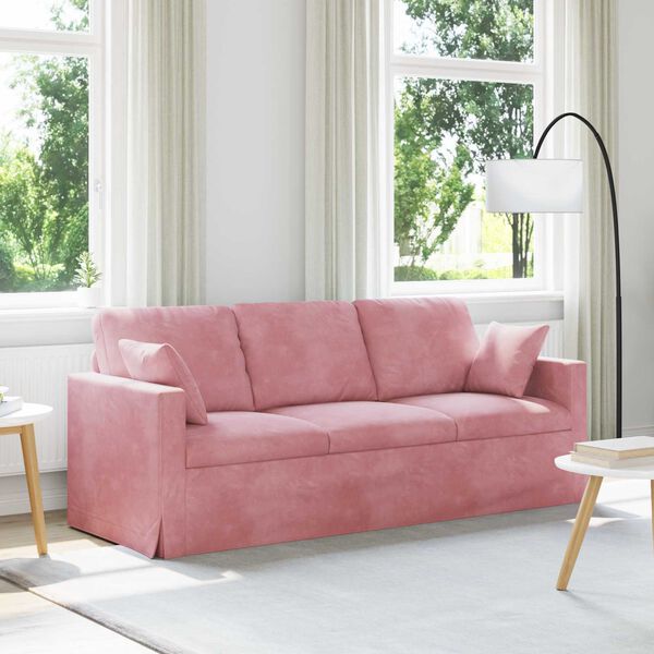 vidaXL Sofa R&oacute;żowy