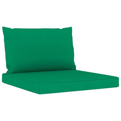 vidaXL 9-cz. zestaw wypoczynkowy do ogrodu, z poduszkami, zielony
