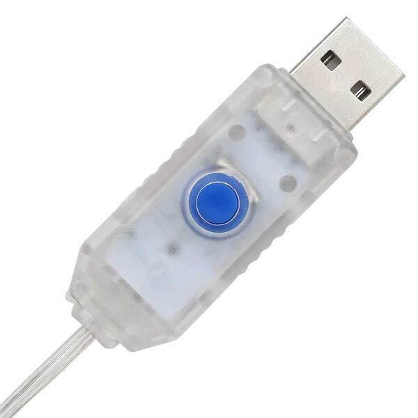 vidaXL Choinka z 160 diodami LED Wielokolorowe 150 cm Akryl