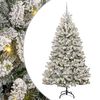vidaXL Sztuczna choinka 240 cm 300 LED Ciepła biel PVC i stal
