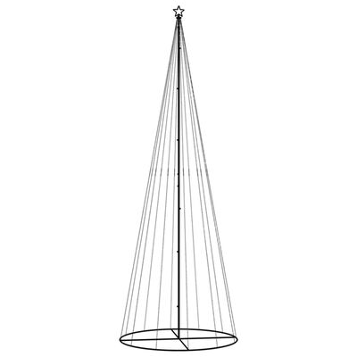 vidaXL Choinka stożkowa, 732 ciepłe białe LED, 160x500 cm