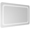vidaXL Lustro łazienkowe z LED, 50x80 cm