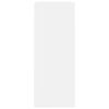 vidaXL Regał, biały, 80x30x76,5 cm, materiał drewnopochodny
