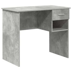 vidaXL Biurko Betonowy szary 90 x 49 x 75 cm Drewno inżynieryjne