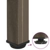vidaXL Nogi do stolika kawowego 4 szt. Naturalna stal 30-32 cm Stal
