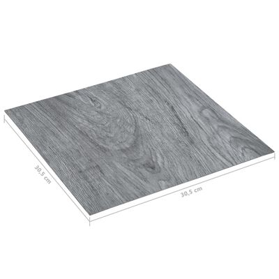 vidaXL Samoprzylepne panele podłogowe, PVC, 5,11 m², jasnoszare