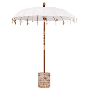 vidaXL Baliński Parasol z Bazą 260 180-190 cm