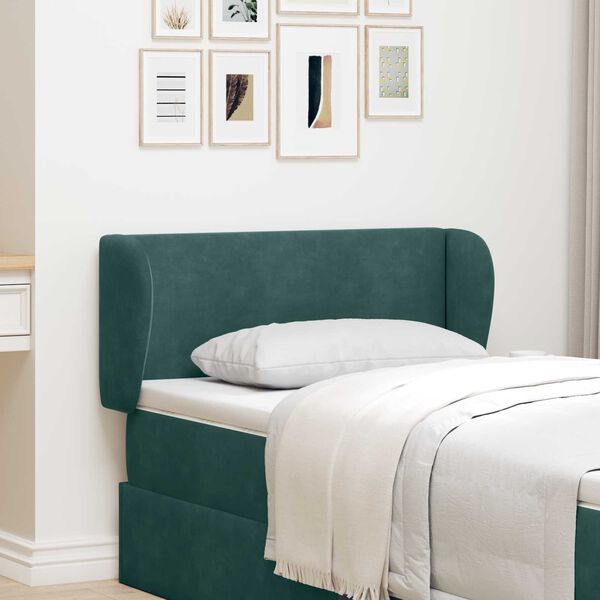 vidaXL Ucho Głowy Zielony 40 x 23 x 6 cm Aksamit