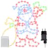 vidaXL Lampa Świętego Mikołaja Wielokolorowe 58.5 x 60 x 1.3 cm Żelazo