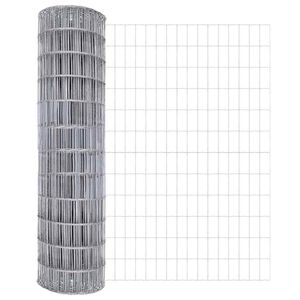 vidaXL Ogrodzenie Euro 1,2 x 25 m Żelazo pokryte PVC