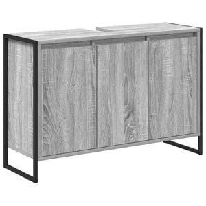vidaXL Szafka Łazienkowa Szary Sonoma 90 x 30 x 60 cm