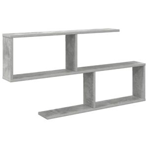 vidaXL P&oacute;łka ścienna Betonowy szary 100 x 12 x 50,5 cm