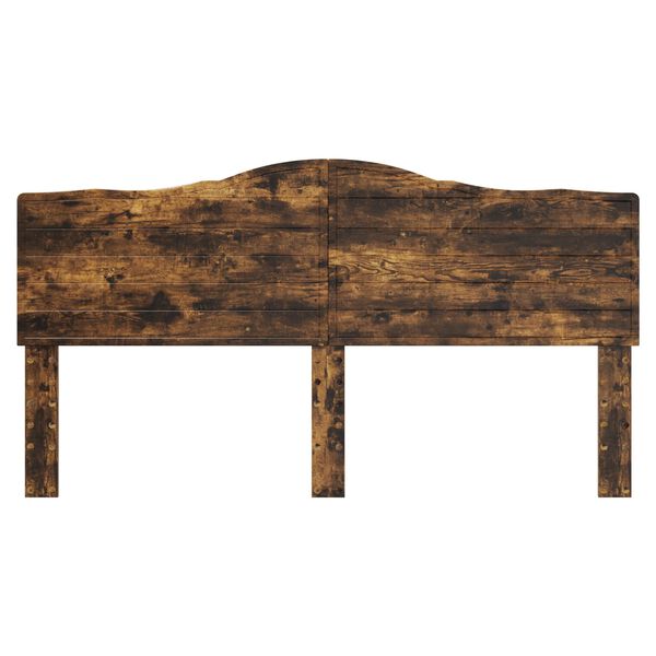 vidaXL Zagł&oacute;wek Dąb wędzony 200 cm Materiał drewnopochodny