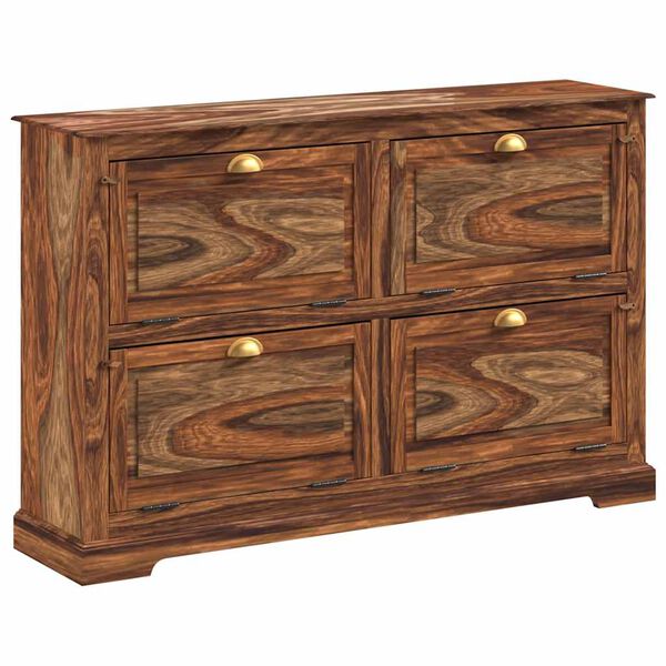 vidaXL Szafka na buty, 140x35x90 cm, lite drewno akacjowe