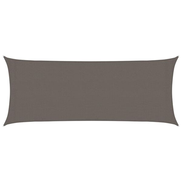 vidaXL Żagiel przeciwsłoneczny, 160 g/m&sup2;, antracytowy, 2x5 m, HDPE