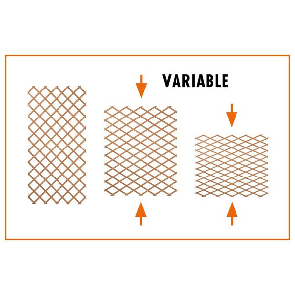 Nature Krata do pnączy, 100x200 cm, drewniana, 6041703