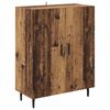 vidaXL Highboard 2 pcs Stare drewno Materiał drewnopochodny