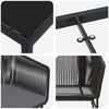 vidaXL Zestaw do jadalni w ogrodzie 9 pcs Czarny Polirattan