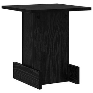 vidaXL Stolik końcowy Czarny Dąb 35,5 x 35 x 40 cm Drewno inżynieryjne