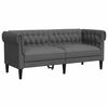 vidaXL Sofa do salonu 3 pcs Ciemnoszary tkanina