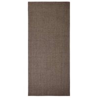 vidaXL Sizalowy dywanik do drapania, brązowy, 66x150 cm