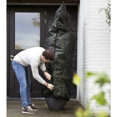 Capi Pokrowiec na rośliny, średni, 100x200 cm, czarno-zielony nadruk