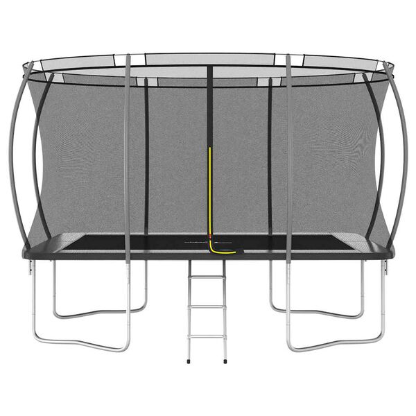 vidaXL Trampolina z akcesoriami, prostokątna, 335x244x90 cm, 150 kg