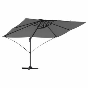 vidaXL Parasol plażowy Antracyt 351 x 250 x 260 cm